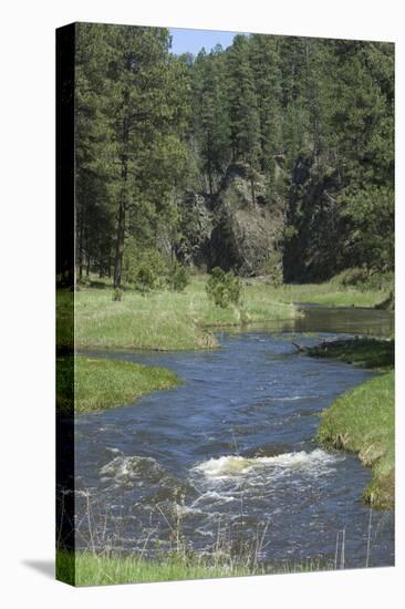 French Creek, Where Gold Was Discovered in the Black Hills, South Dakota-null-Premier Image Canvas