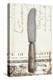 French Cuisine Knife-Devon Ross-Stretched Canvas