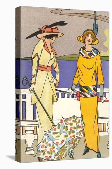 French Fashion, Art Deco-null-Stretched Canvas