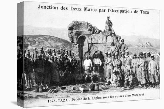 French Foreign Legion by Some Marabout Ruins, Taza, Morocco, 1904-null-Premier Image Canvas