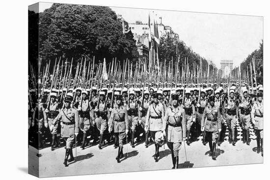 French Foreign Legion Review, Paris, 14 July 1939-null-Premier Image Canvas