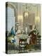 French Gentry Dining in the 18th Century-null-Premier Image Canvas