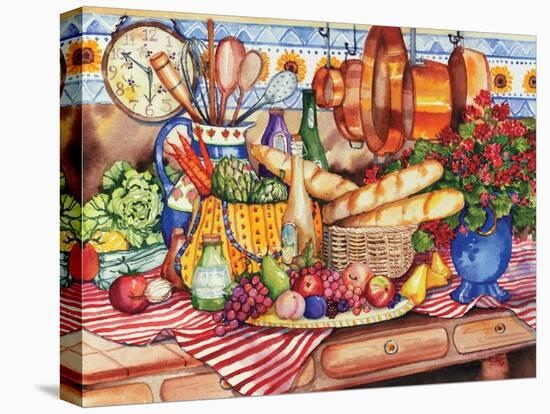 French Kitchen-Kathleen Parr McKenna-Stretched Canvas