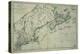 French Map of Nova Scotia and New England during Revolutionary War-null-Premier Image Canvas