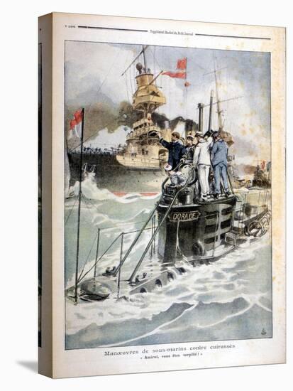 French Naval Exercises, 1908-null-Premier Image Canvas