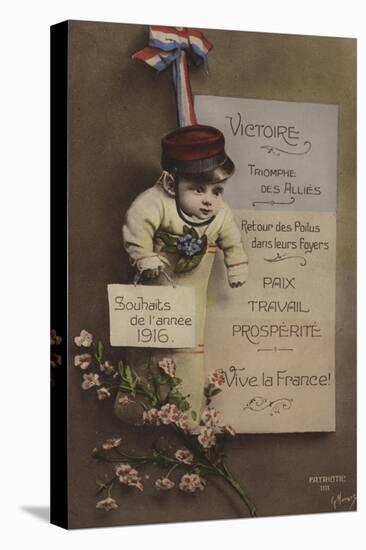 French New Year's Card, 1916-null-Premier Image Canvas