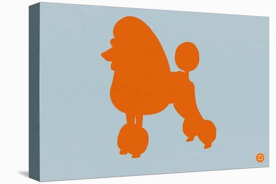 French Poodle Orange-NaxArt-Stretched Canvas