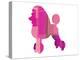 French Poodle-NaxArt-Stretched Canvas
