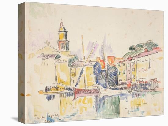 French Port of St. Tropez, 1914-Paul Signac-Premier Image Canvas