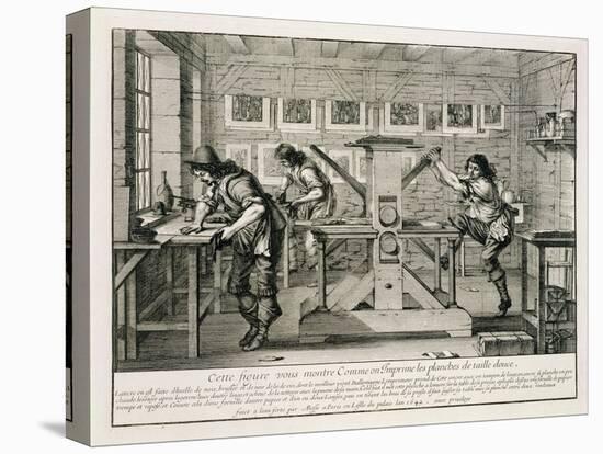 French Printing Press, 1642-Abraham Bosse-Premier Image Canvas