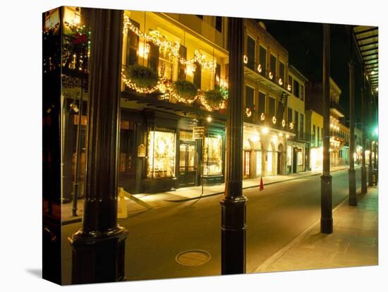 French Quarter at Night, New Orleans, Louisiana, USA-Bruno Barbier-Premier Image Canvas