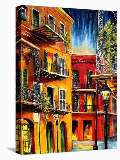 French Quarter Balconies-Diane Millsap-Stretched Canvas