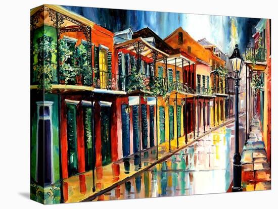 French Quarter Rain-Diane Millsap-Stretched Canvas