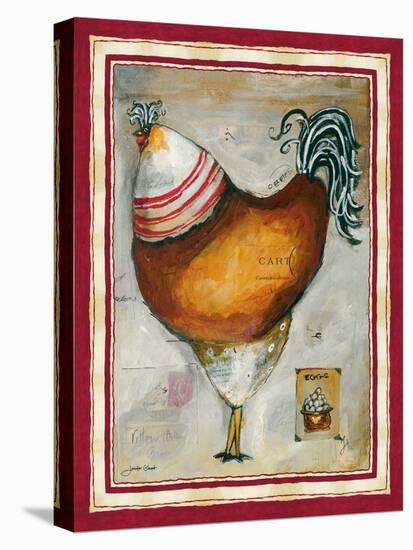 French Rooster IV-Jennifer Garant-Premier Image Canvas