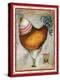 French Rooster IV-Jennifer Garant-Premier Image Canvas