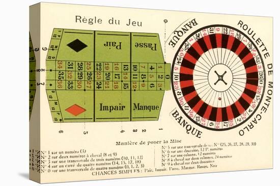 French Roulette Rules-null-Stretched Canvas