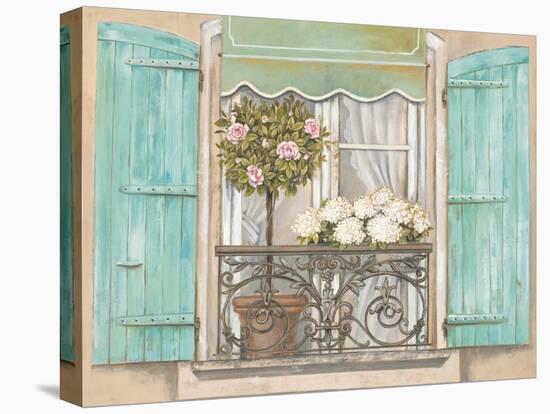 French Shutters 2-Stefania Ferri-Stretched Canvas