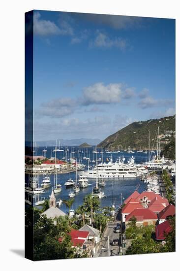 French West Indies, St-Barthelemy. Gustavia Harbor-Walter Bibikow-Premier Image Canvas