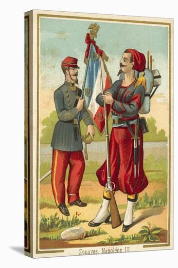 French Zouaves of the Time of Napoleon Iii-null-Premier Image Canvas