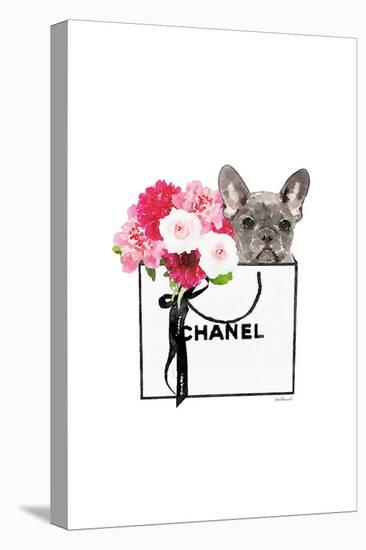 Frenchie & Shopping II-Amanda Greenwood-Stretched Canvas