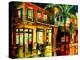 Frenchmans Street In New Orleans-Diane Millsap-Stretched Canvas