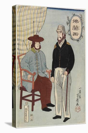 Frenchmen, January 1861-Utagawa Yoshiiku-Premier Image Canvas