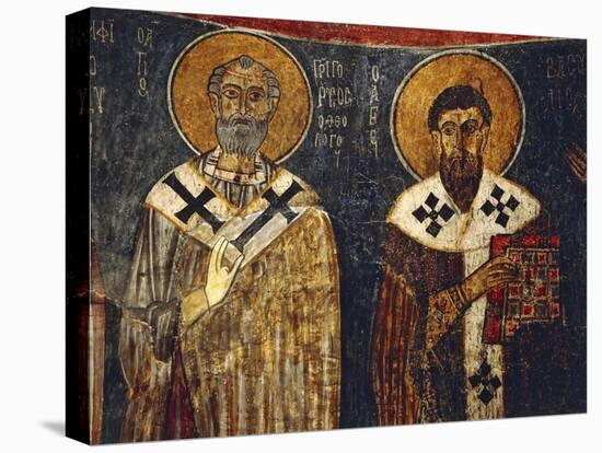 Fresco Depiciting St Basil the Great and St Gregory-null-Premier Image Canvas
