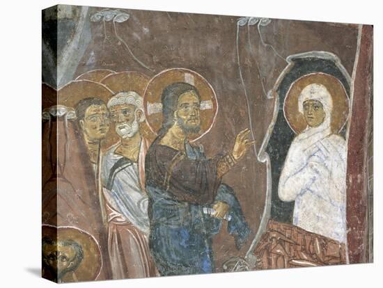 Fresco Depicting Resurrection of Lazarus, Early 12th Century-null-Premier Image Canvas