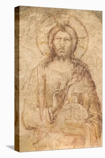 Fresco of Jesus Christ, Pope's Palace, Avignon, France-Jim Engelbrecht-Premier Image Canvas