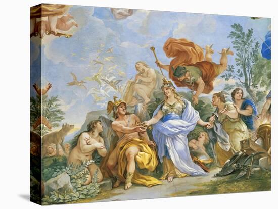 Fresco with Apotheosis of Medici Family-Luca Giordano-Premier Image Canvas