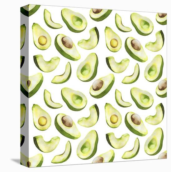 Fresh and Tasty Avocados-Maria Mirnaya-Stretched Canvas