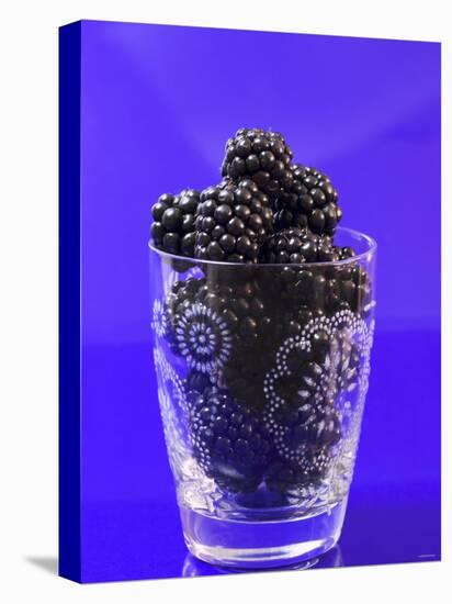 Fresh Blackberries in a Glass-Sara Jones-Premier Image Canvas