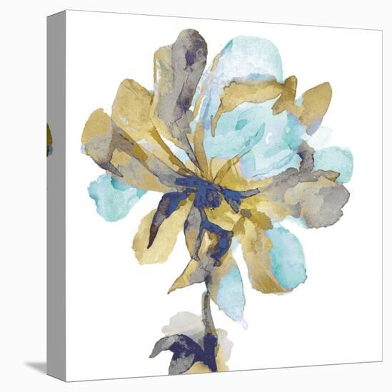 Fresh Bloom Aqua I-Vanessa Austin-Stretched Canvas