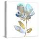 Fresh Bloom Aqua II-Vanessa Austin-Stretched Canvas