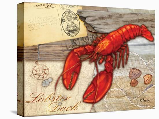 Fresh Catch Lobster-Paul Brent-Stretched Canvas