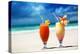 Fresh Fruit Juices on a Tropical Beach-Iakov Kalinin-Premier Image Canvas