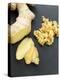 Fresh Ginger Root in Slices and Grated-Winfried Heinze-Premier Image Canvas