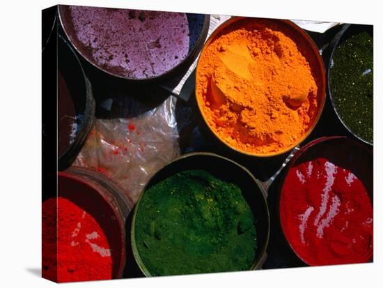 Fresh Spices for Sale at Sunday Market, Pisac, Cuzco, Peru-Mark Daffey-Premier Image Canvas