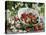 Fresh Strawberries in Sieve Surrounded by Sloe Blossom-Martina Schindler-Premier Image Canvas