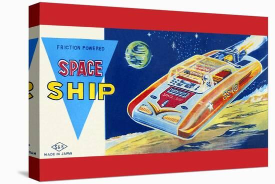 Friction Powered Space Ship Ss-18-null-Stretched Canvas