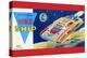 Friction Powered Space Ship Ss-18-null-Stretched Canvas