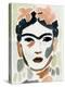 Frida Fragments II-Victoria Barnes-Stretched Canvas
