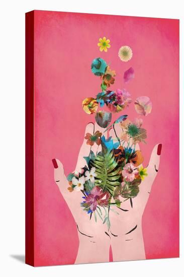 Frida`s Hand`s (Pink Version)-null-Premier Image Canvas