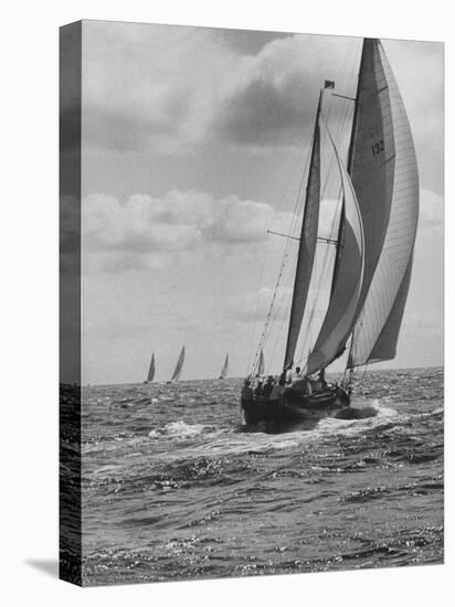 Friday Race Underway from Newport, Rhode Island to Vineyard Haven, Massachusetts-Walter Sanders-Premier Image Canvas