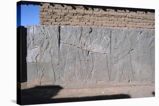 Frieze, Northwest Palace, Calah (Nimrud), Iraq, 1977-Vivienne Sharp-Stretched Canvas