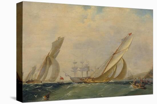 Frigate on a Sea, 1838-Ivan Konstantinovich Aivazovsky-Premier Image Canvas