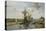 Frigates, Port of Harfleur, C.1852-53 (Oil on Canvas)-Johan-Barthold Jongkind-Premier Image Canvas