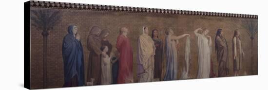Frise de saintes et saints-Hippolyte Flandrin-Premier Image Canvas
