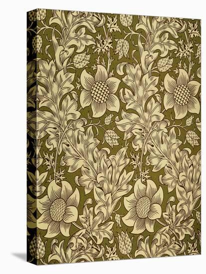 Fritillary Wallpaper, Colour Woodblock Print, England, 1885-William Morris-Premier Image Canvas