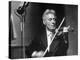 Fritz Kreisler, Austrian Born Violinist and Composer, Playing the Violin in an NBC Studio-Alfred Eisenstaedt-Premier Image Canvas